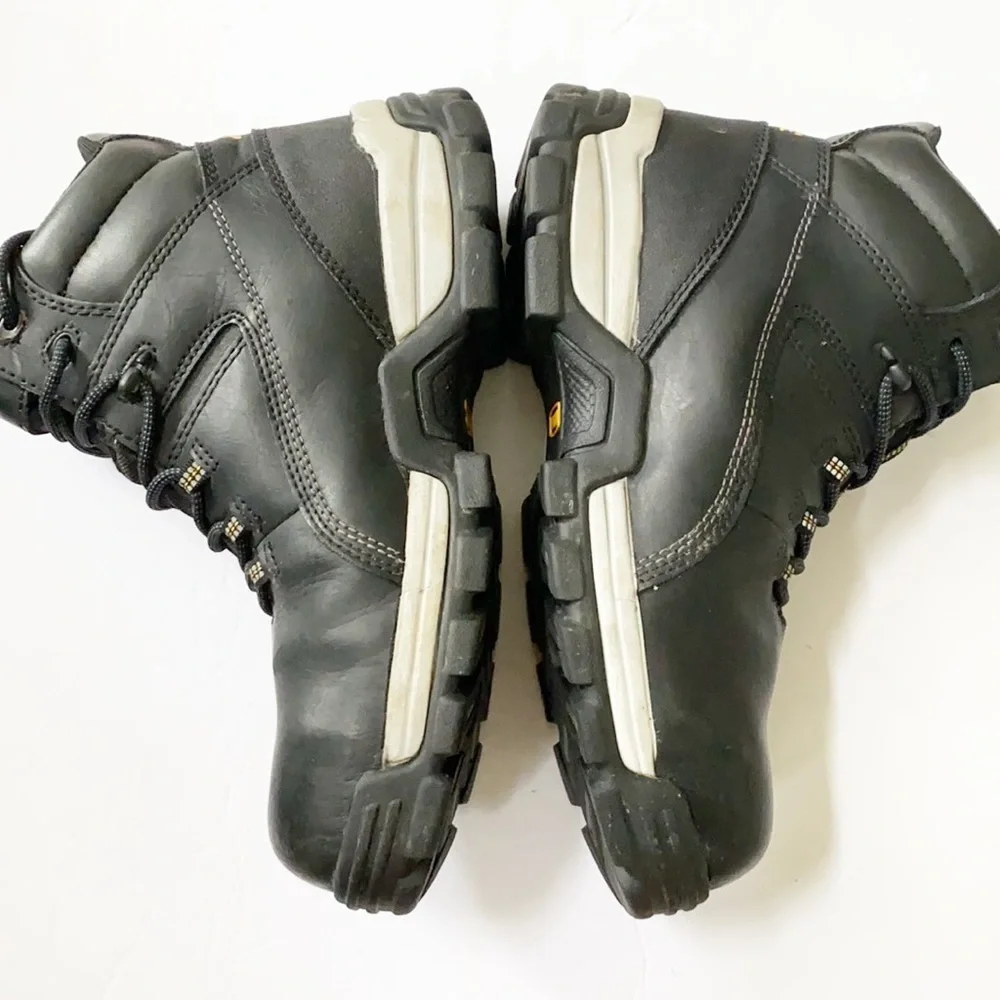 WOLVERINE | Carbon Max black leather work boots Men size 8.5